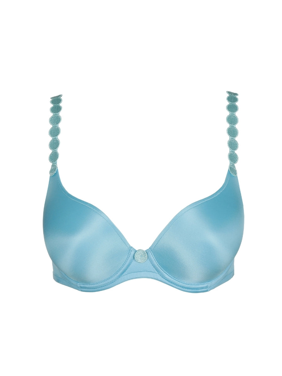 Tom Padded Heartshape Bra - Azure Delight