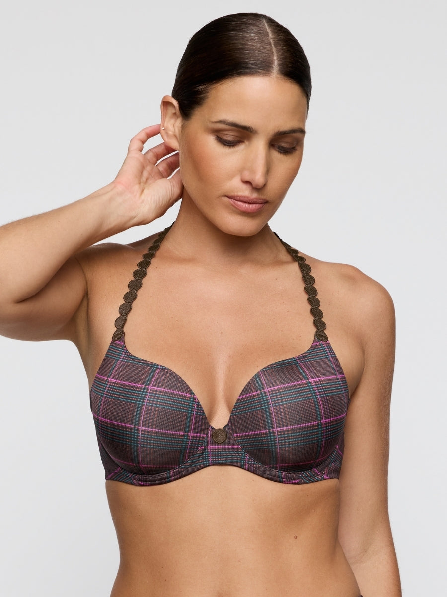 Tom Padded Heartshape Bra - Wengé