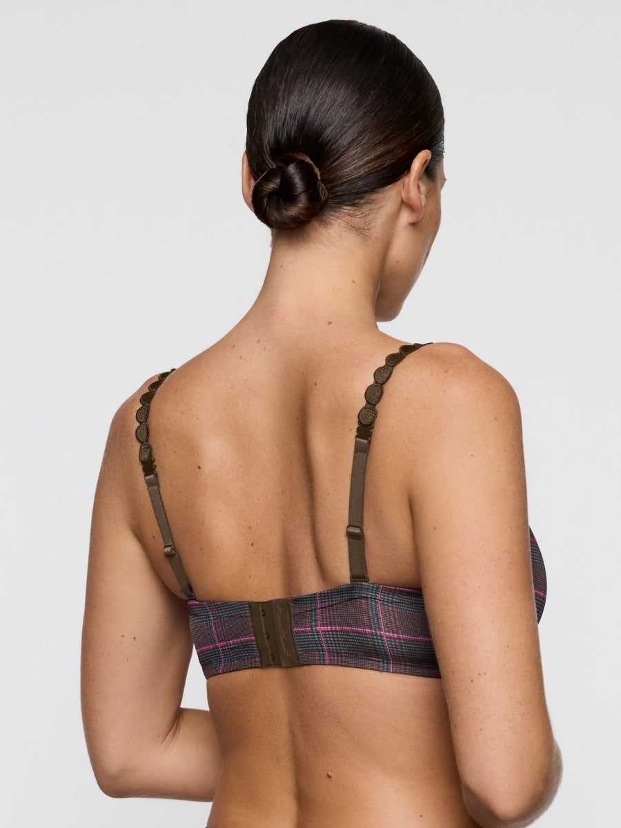 Tom Padded Heartshape Bra - Wengé