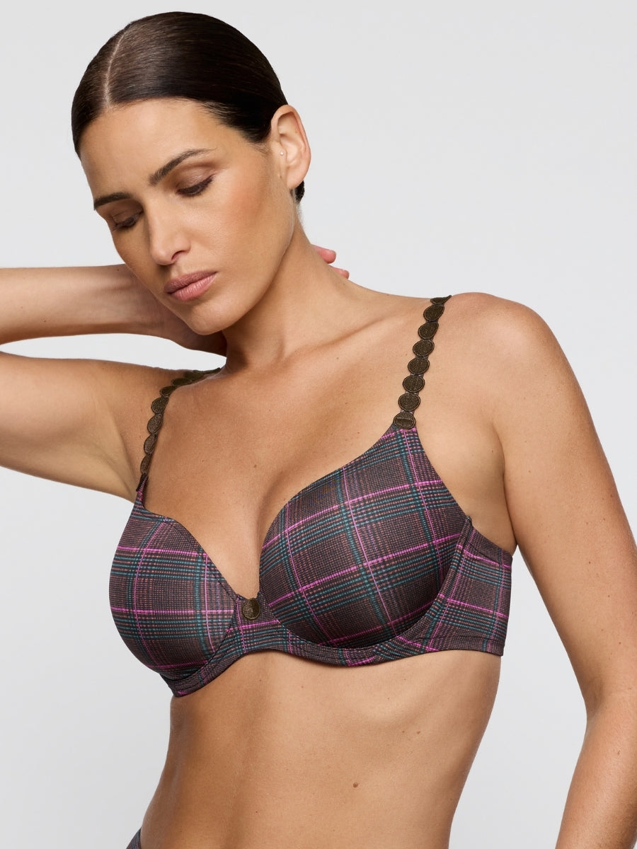 Tom Padded Heartshape Bra - Wengé