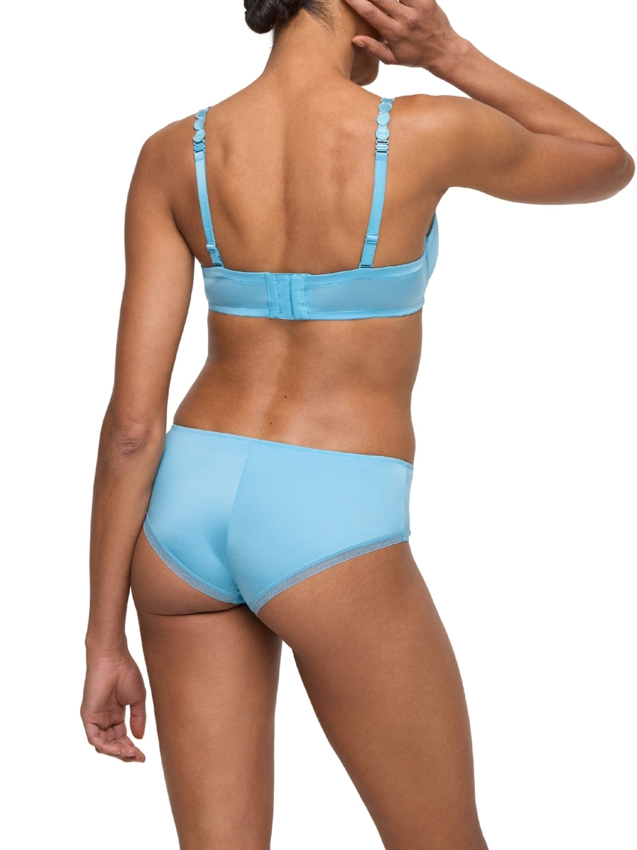 Tom Padded Balcony Bra - Azure Delight