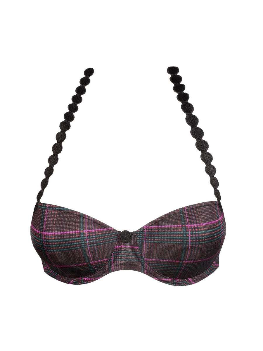 Tom Padded Balcony Bra - Wengé