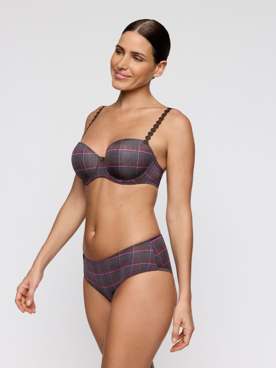 Tom Padded Balcony Bra - Wengé
