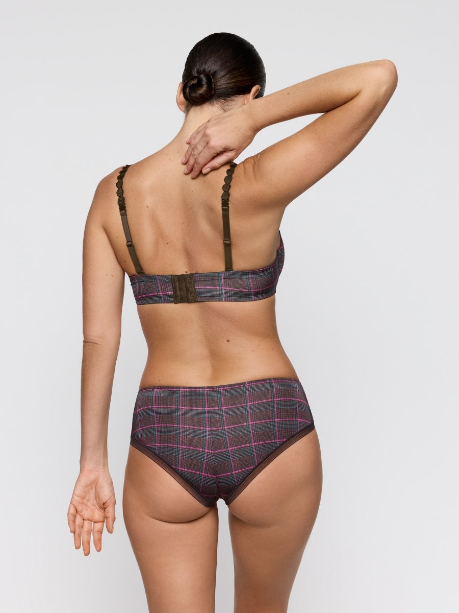 Tom Padded Balcony Bra - Wengé