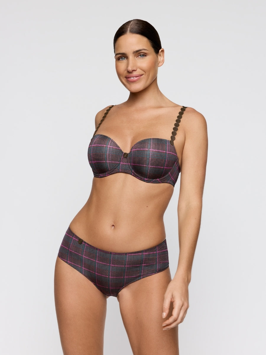 Tom Padded Balcony Bra - Wengé