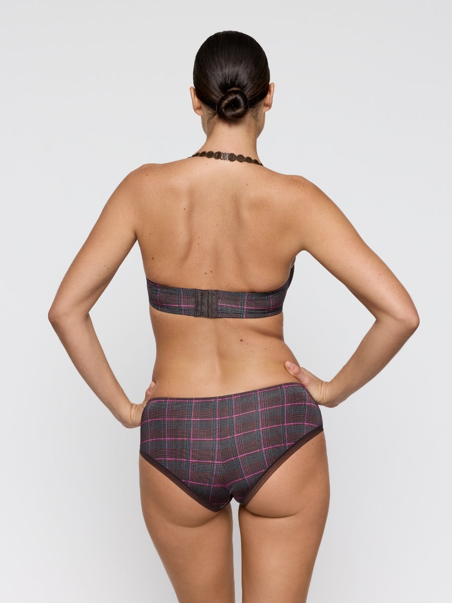 Tom Padded Balcony Bra - Wengé