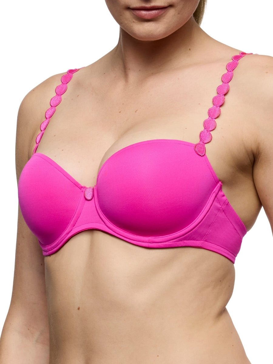 Tom Padded Balcony Bra - Influencer Pink