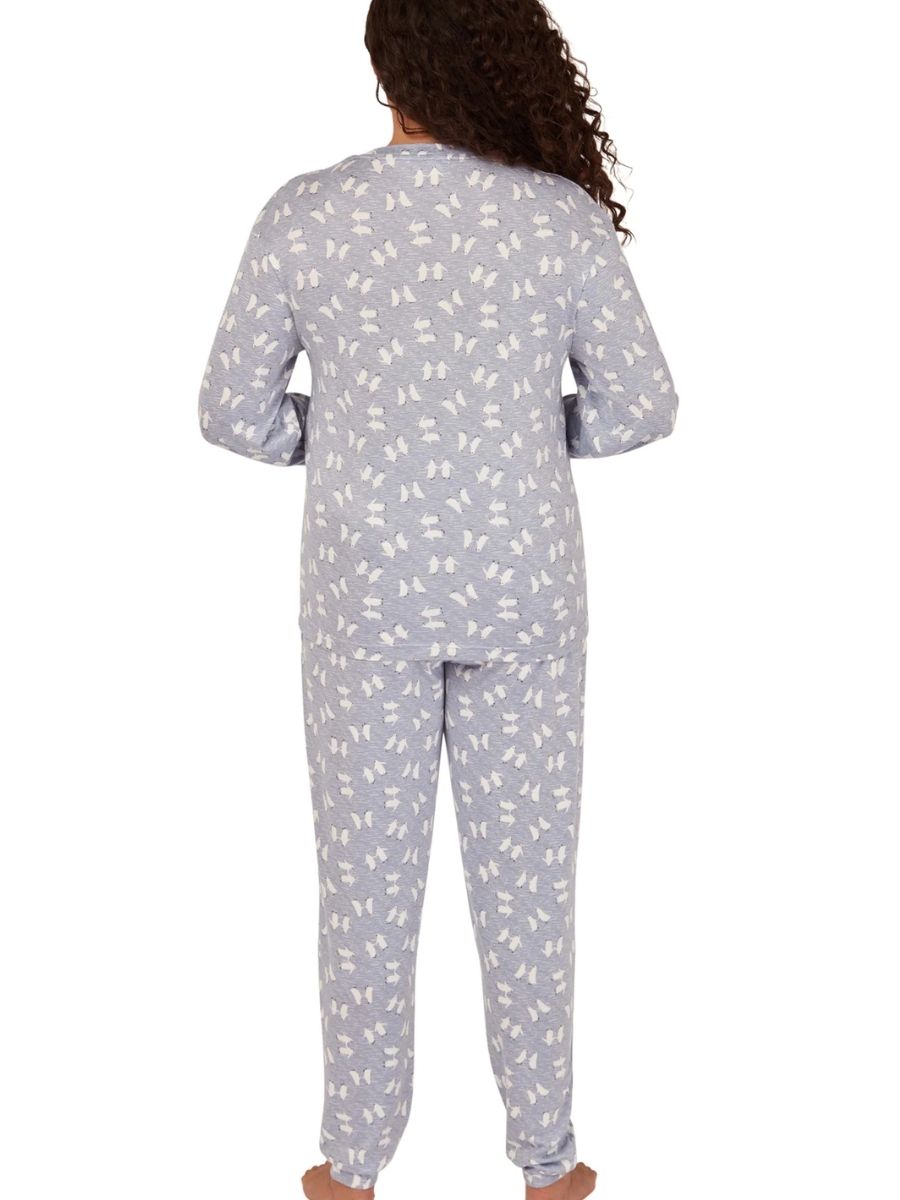 marlon nightwear long sleeve pyjama set