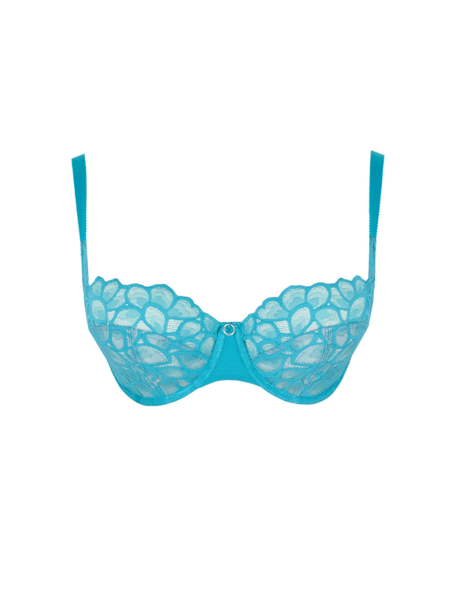 Allure Balcony Bra - Turquoise