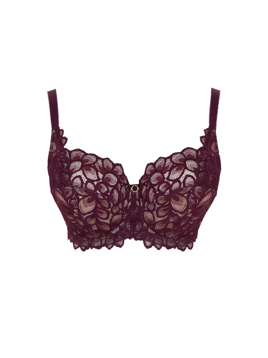 Allure Full Cup Bra - Plum