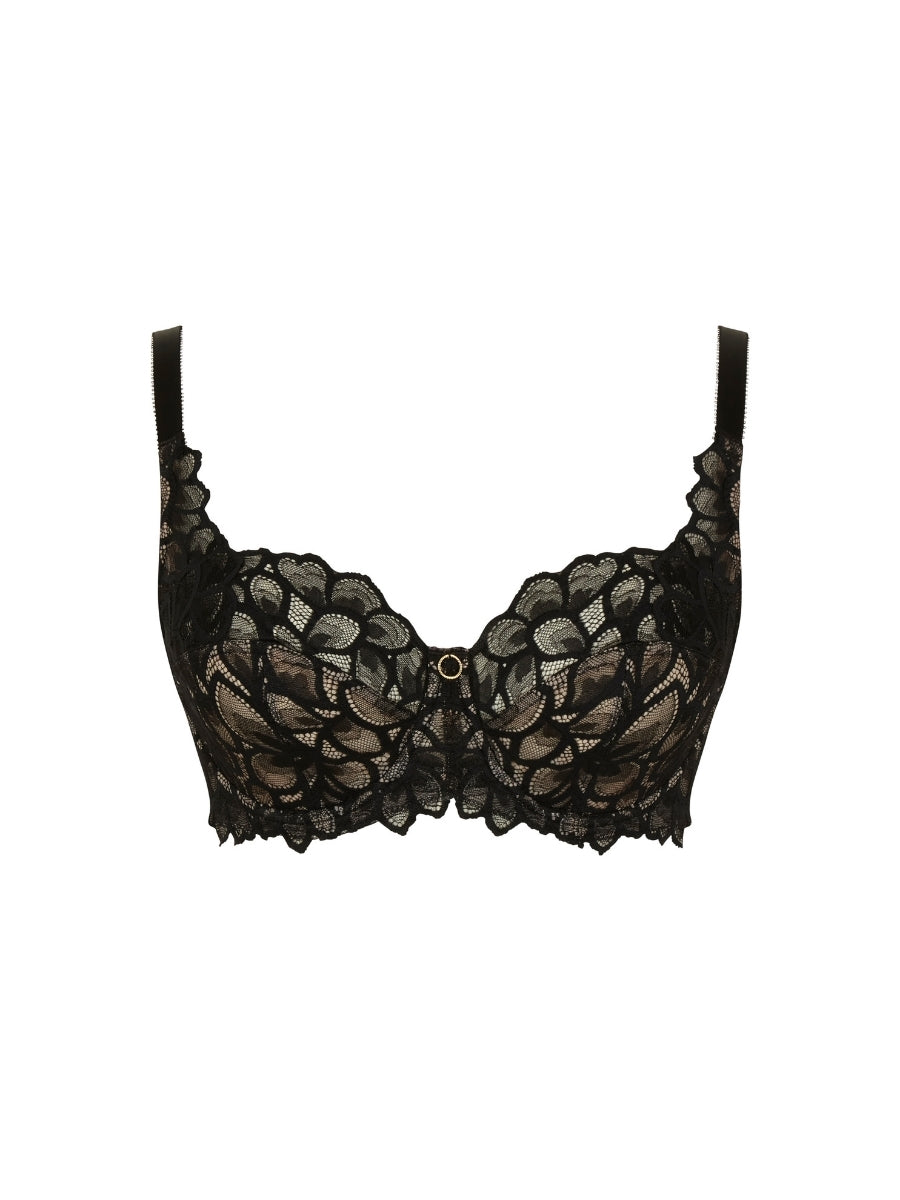 Allure Full Cup Bra - Black/Latte