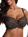 Allure Full Cup Bra - Black/Latte
