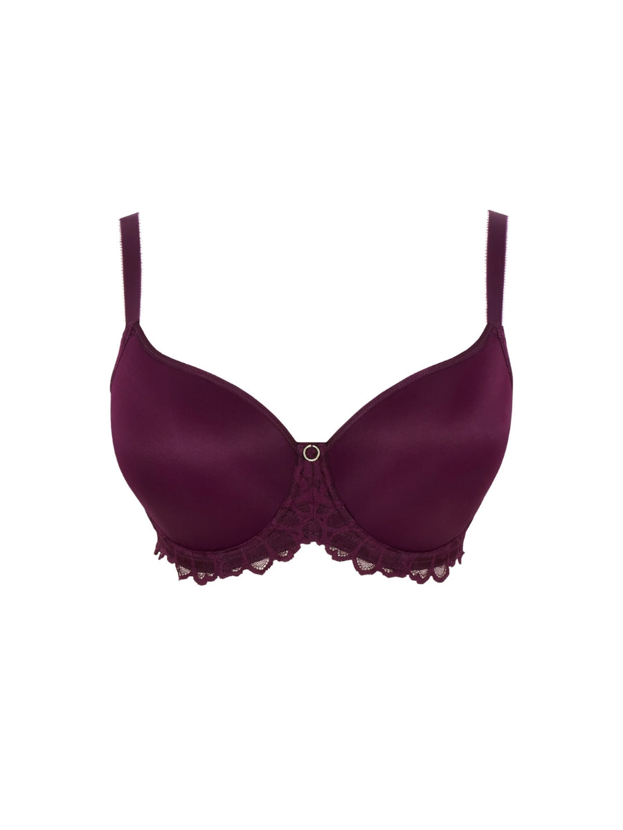 Allure Spacer T-Shirt Bra - Plum
