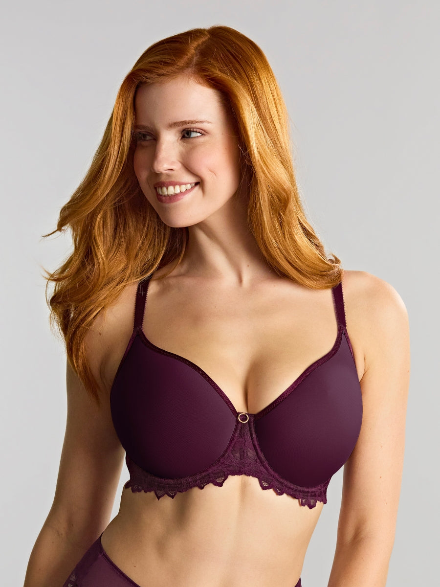 Allure Spacer T-Shirt Bra - Plum