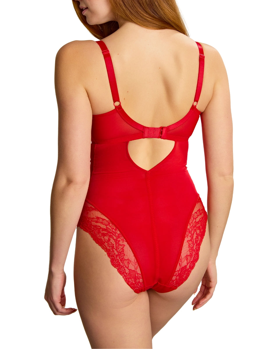 Ana Bodysuit - Salsa Red