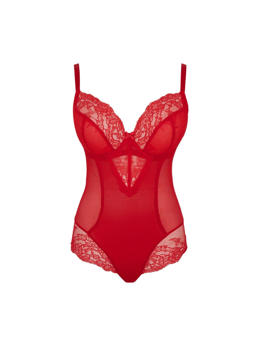 Ana Bodysuit - Salsa Red