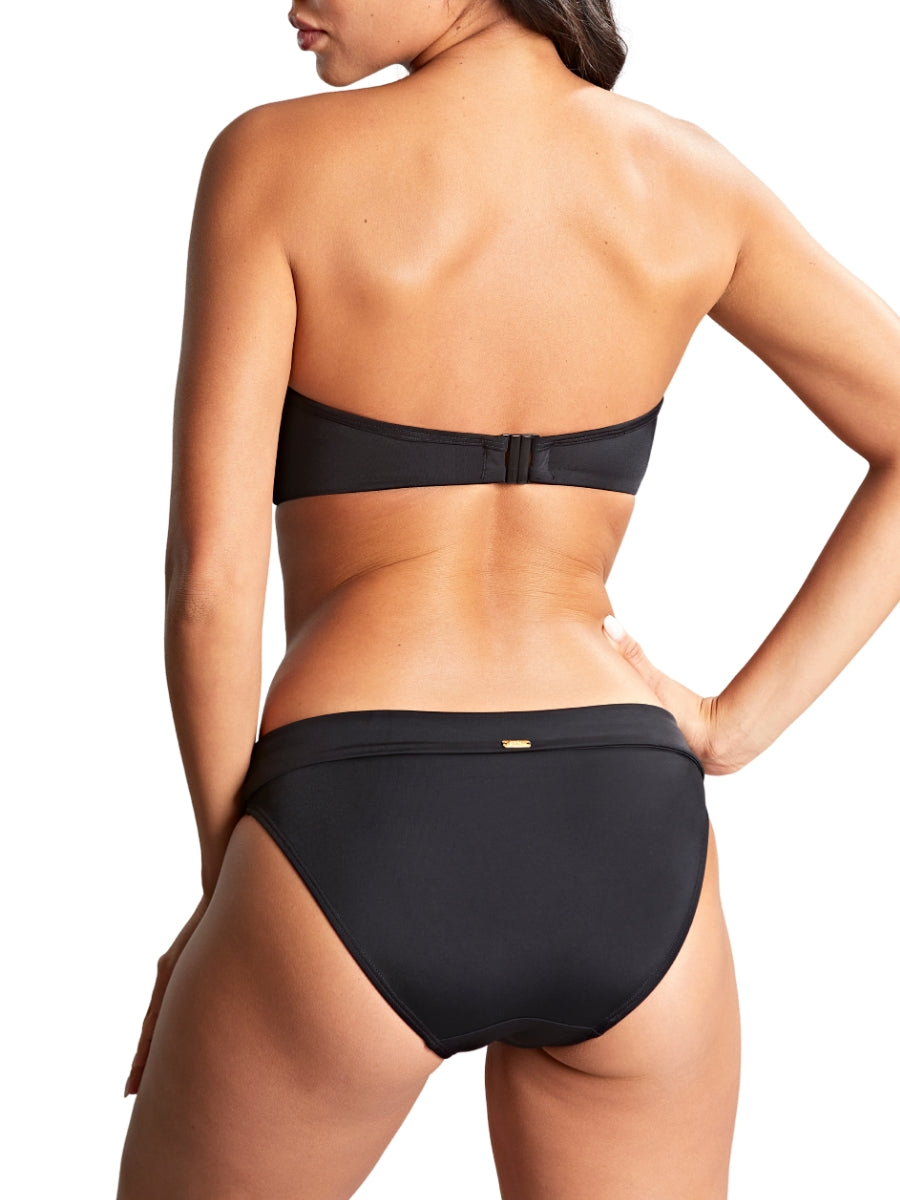 Anya Riva Bandeau Bikini Top - Black