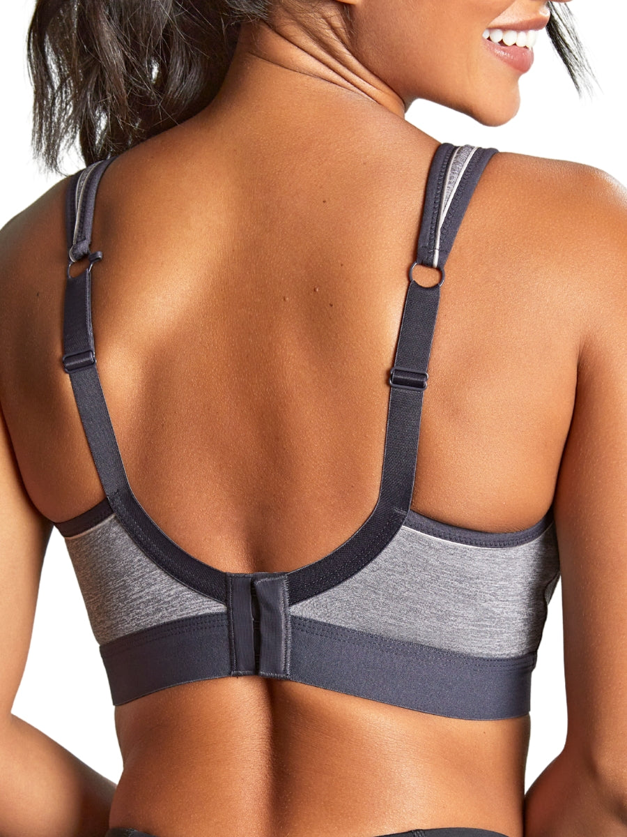 Boundless Non Wired Racerback Sports Bra - Charcoal Marl