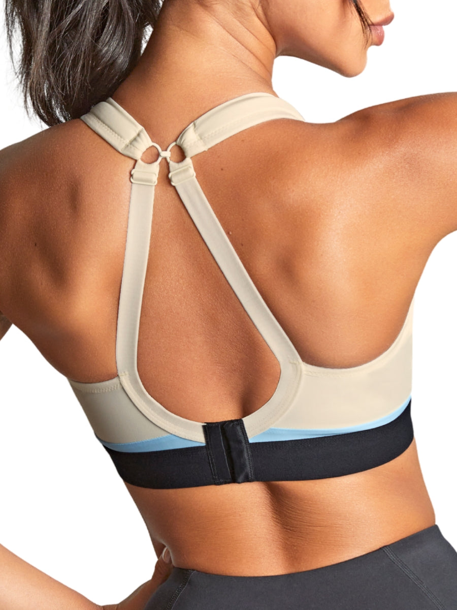 Boundless Non Wired Racerback Sports Bra - Chalk/Black
