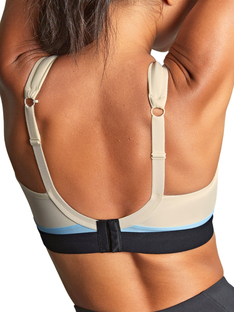 Boundless Non Wired Racerback Sports Bra - Chalk/Black