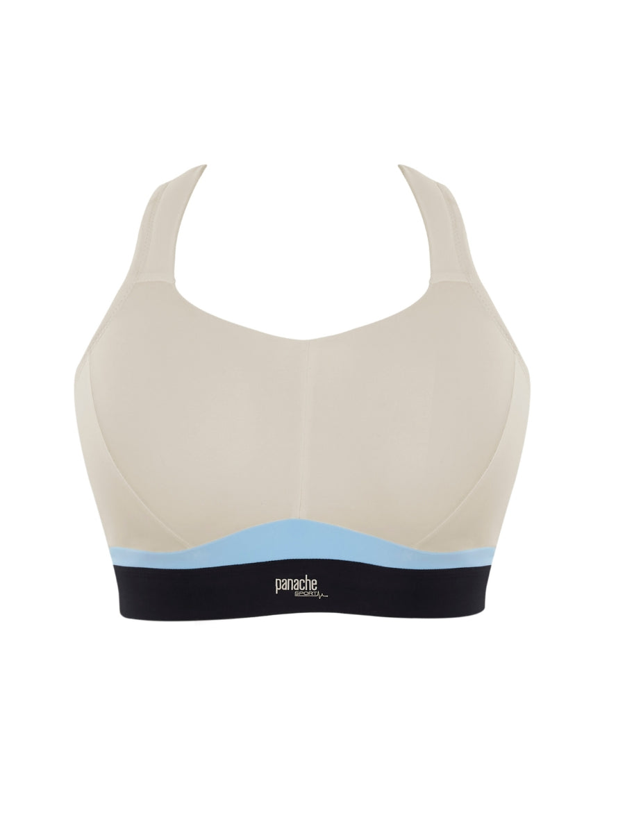 Boundless Non Wired Racerback Sports Bra - Chalk/Black