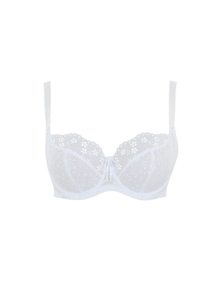 Charlotte Balcony Bra - White