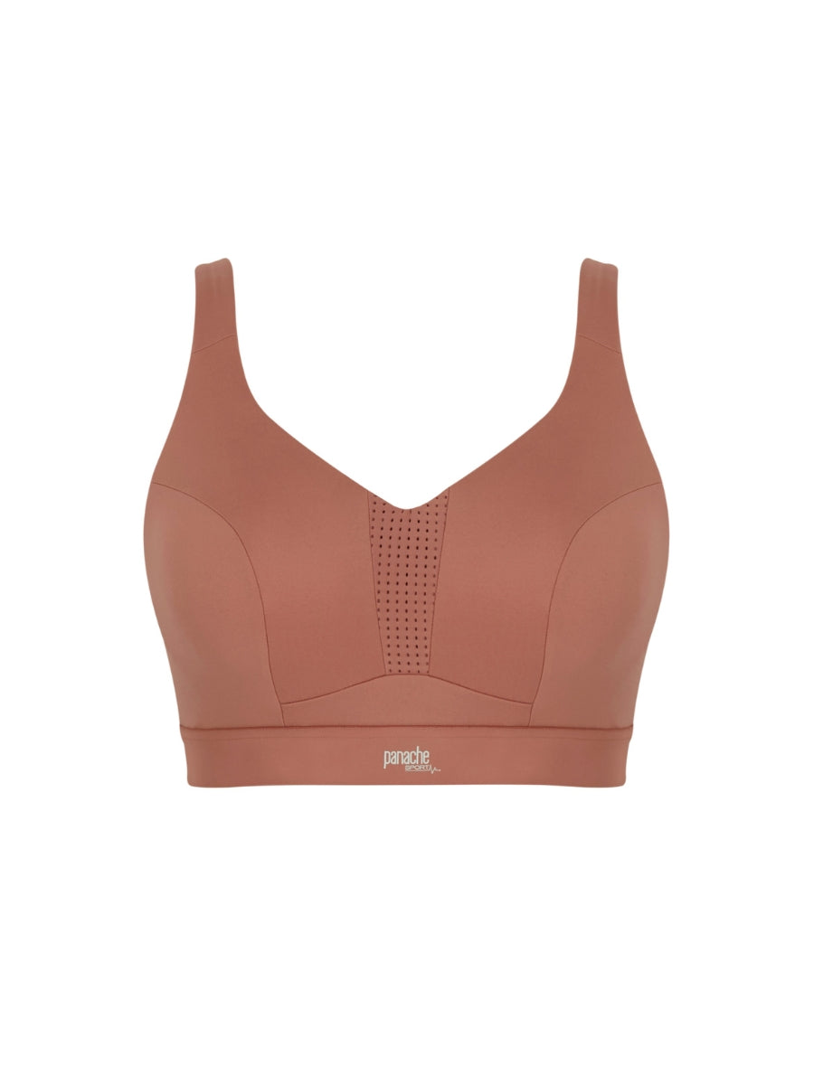 Endurance Wired Racerback Sports Bra - Sienna Rose