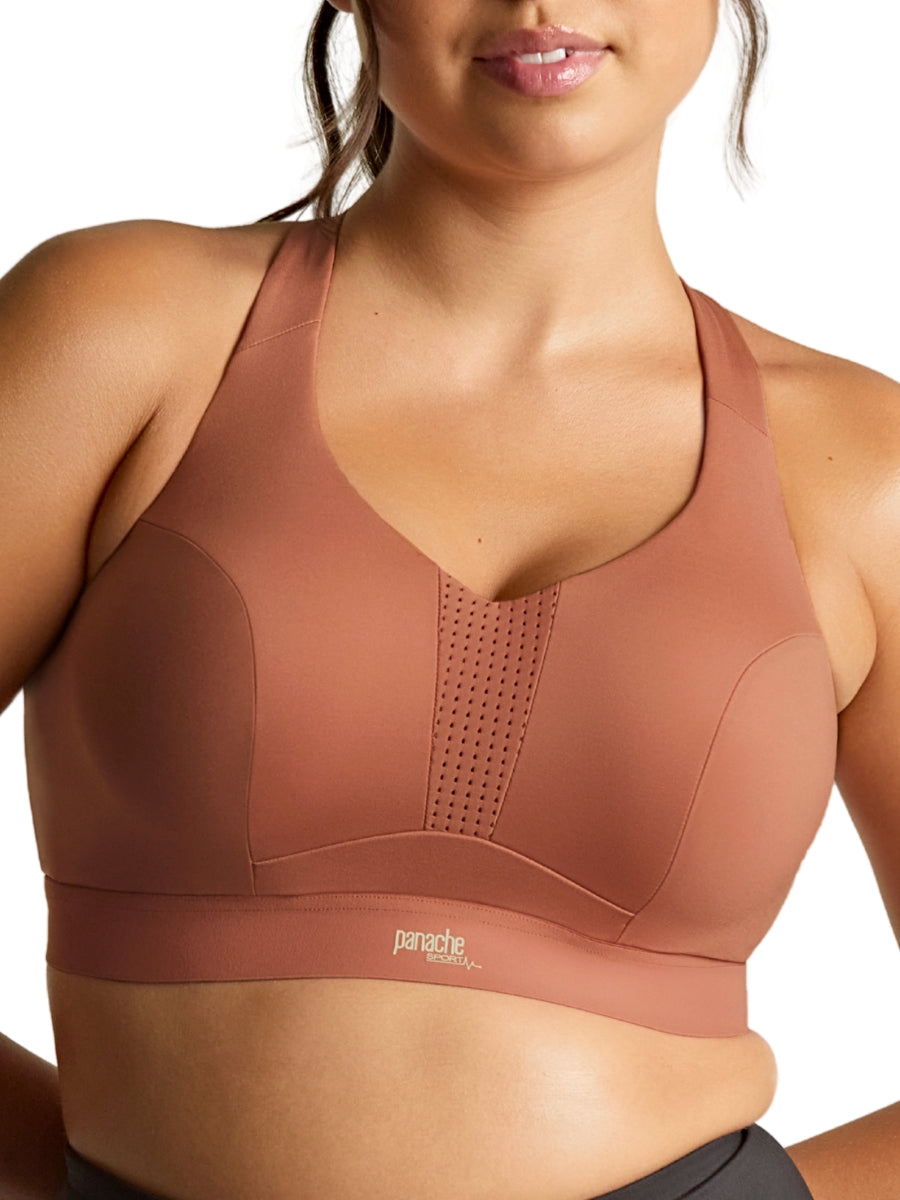 Endurance Wired Racerback Sports Bra - Sienna Rose