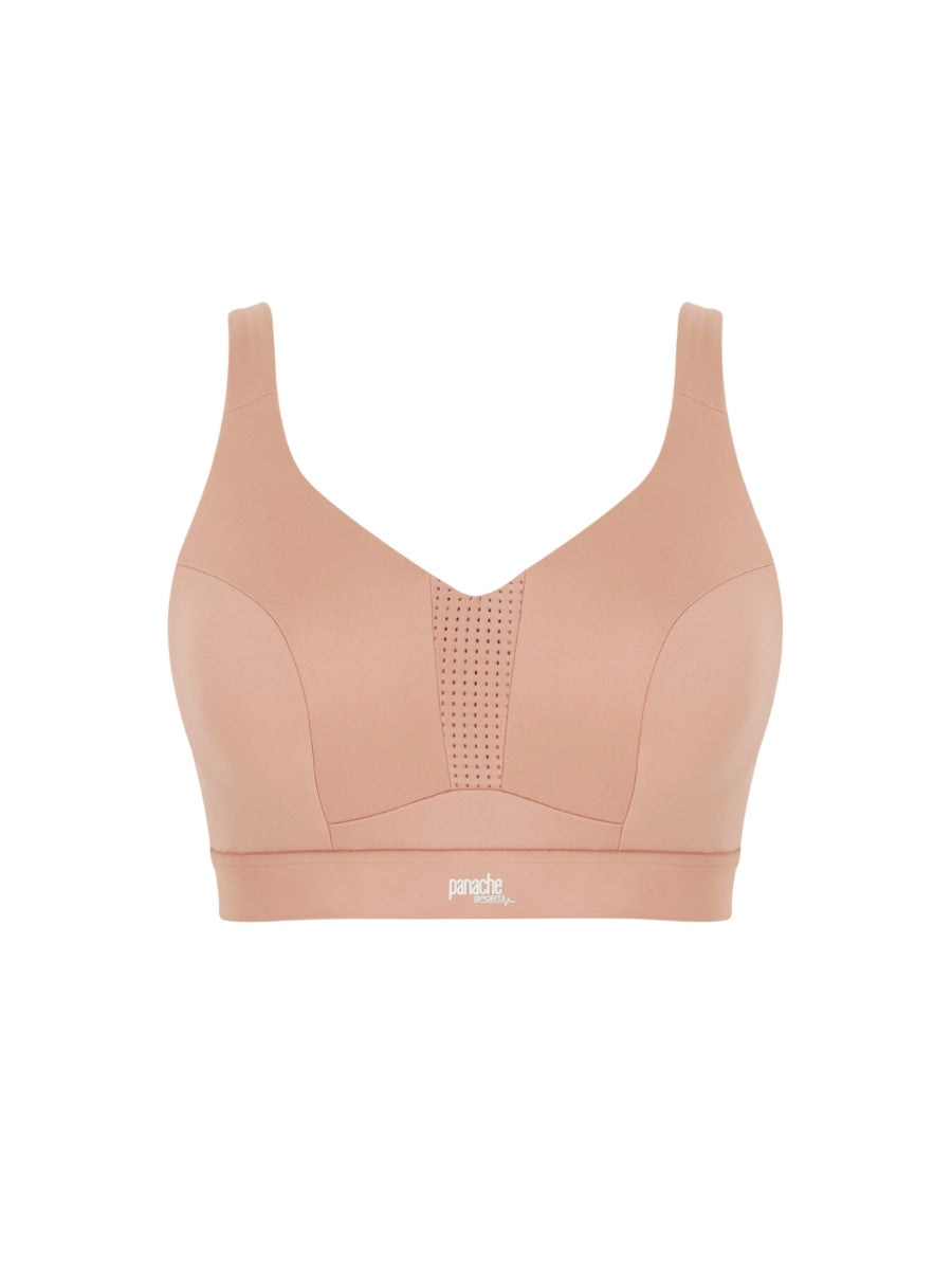 Endurance Wired Racerback Sports Bra - Dusty Rose