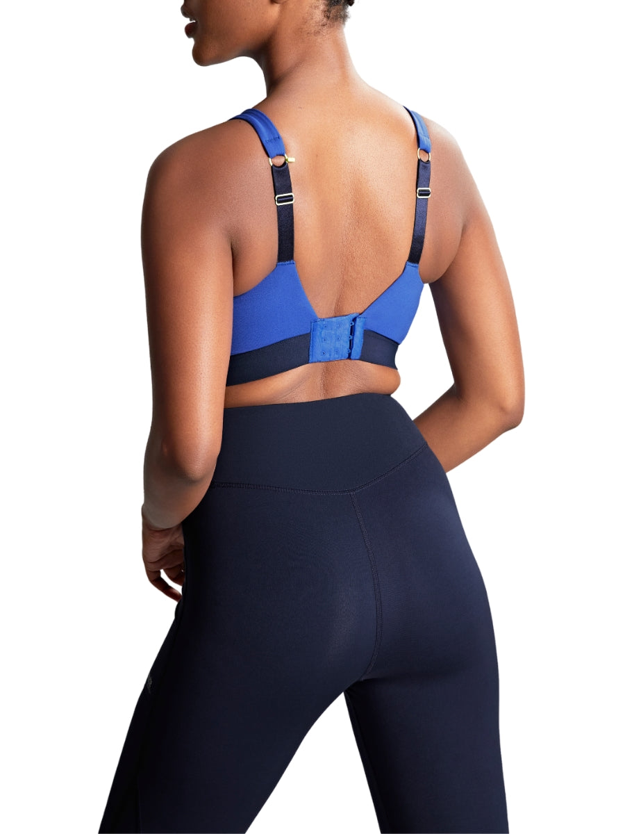 Endurance Wired Racerback Sports Bra - Blue