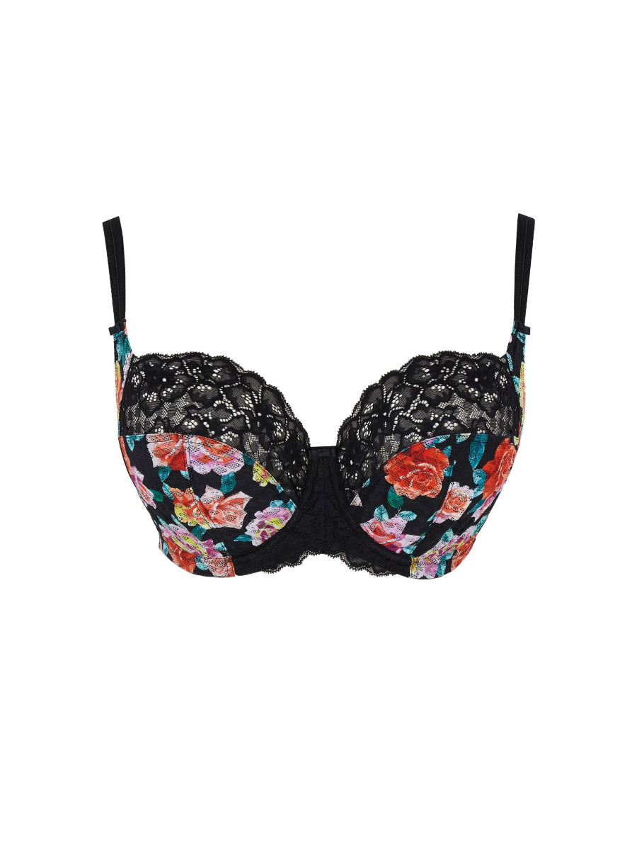 Envy Full Cup Bra - Black Rose