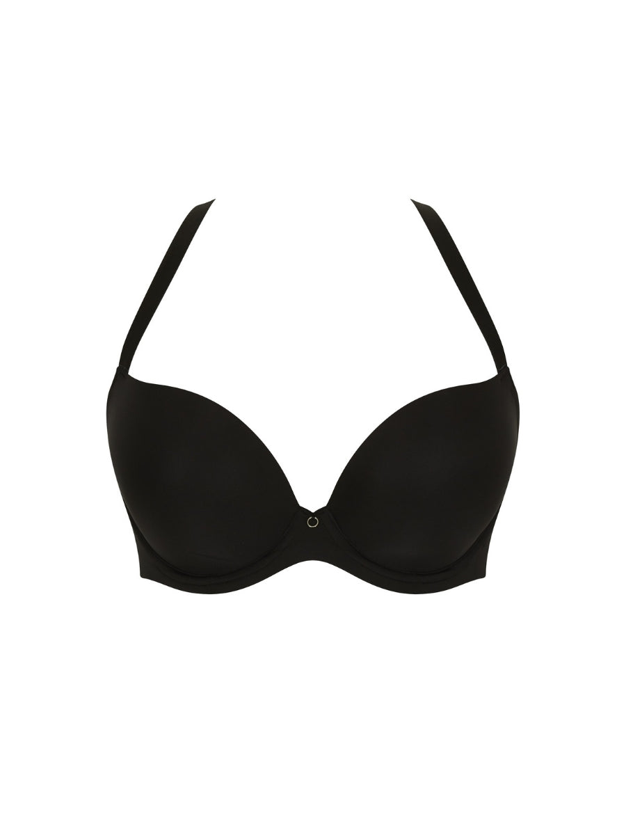 Faith Moulded Plunge Bra - Noir