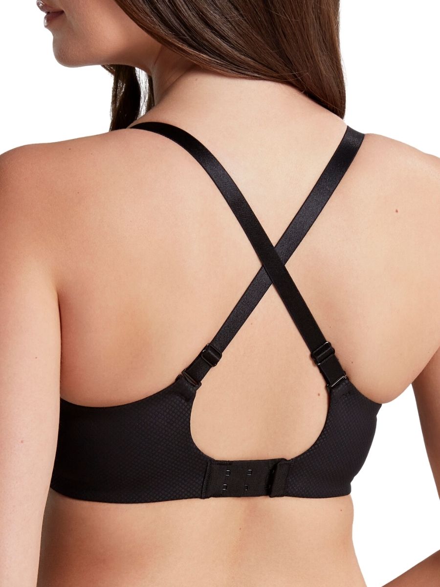 panache elan luxe moulded plunge bra noir