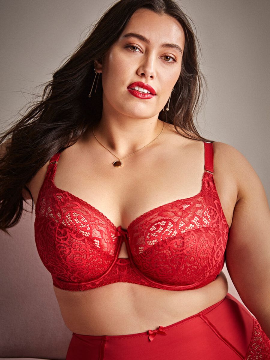 sculptresse estel full cup bra raspberry