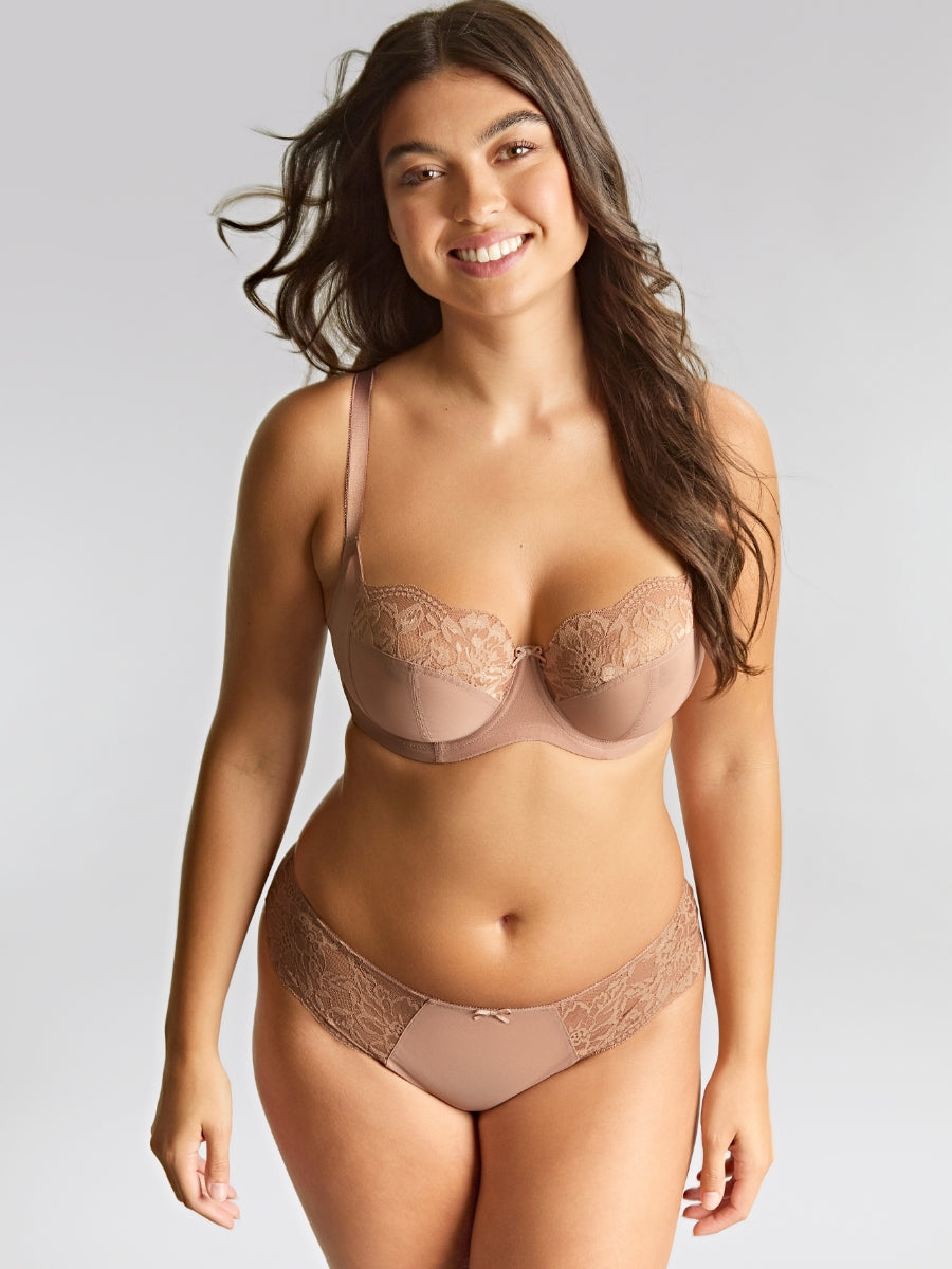 Nina Balcony Bra - Mocha