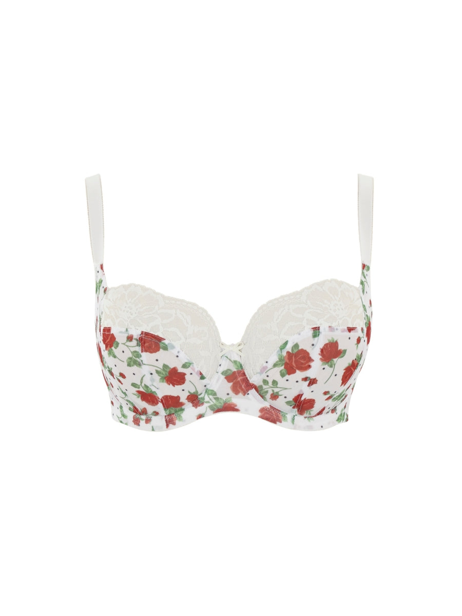 Nina Balcony Bra - English Rose
