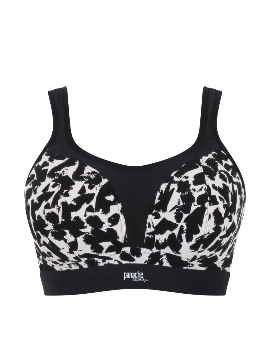 Boundless Non Wired Racerback Sports Bra - Mono Print