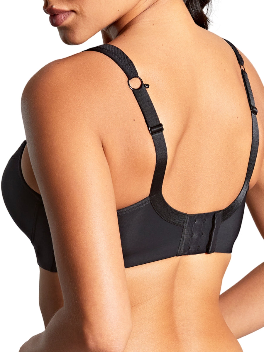 Power Wired Racerback Sports Bra - Black