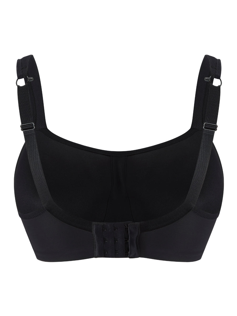 Power Wired Racerback Sports Bra - Black