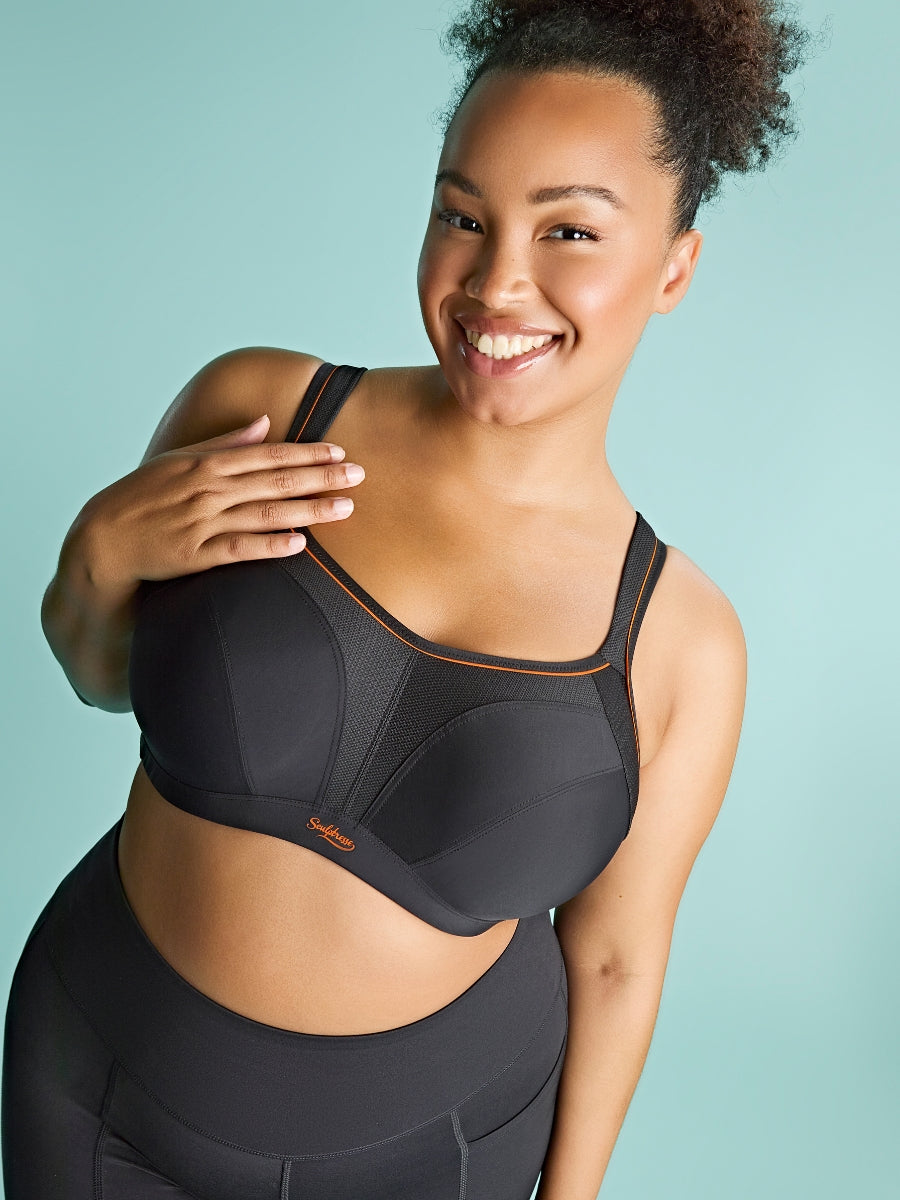 Activate Wired Racerback Sports Bra - Black