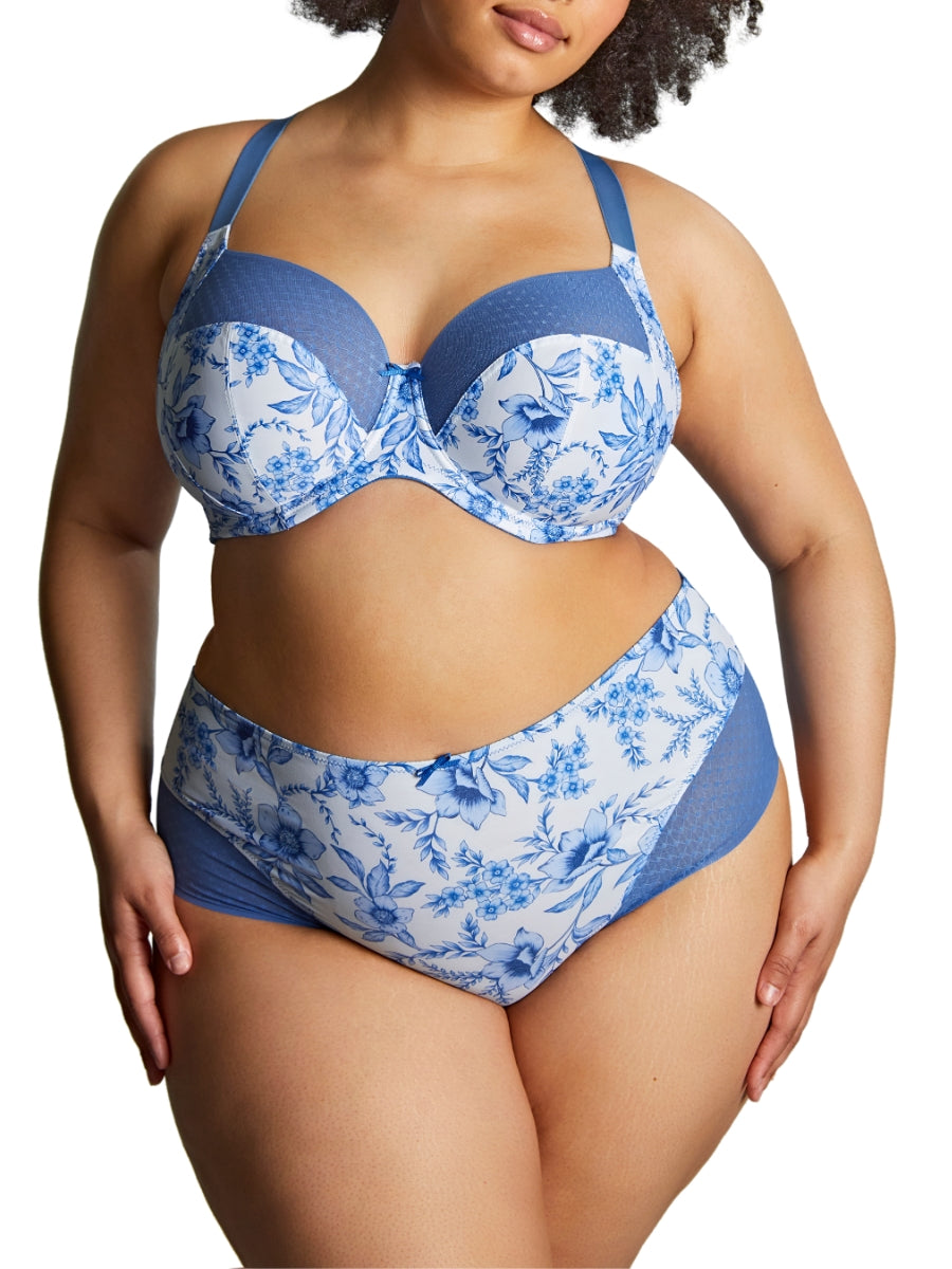 Bliss Full Cup Bra - Blue Floral