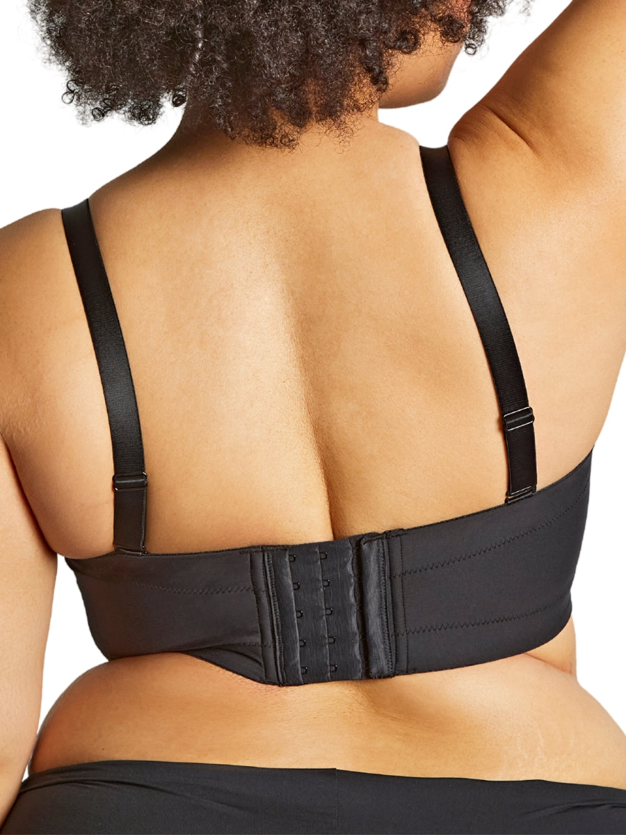 Dana Balcony Strapless Bra - Black