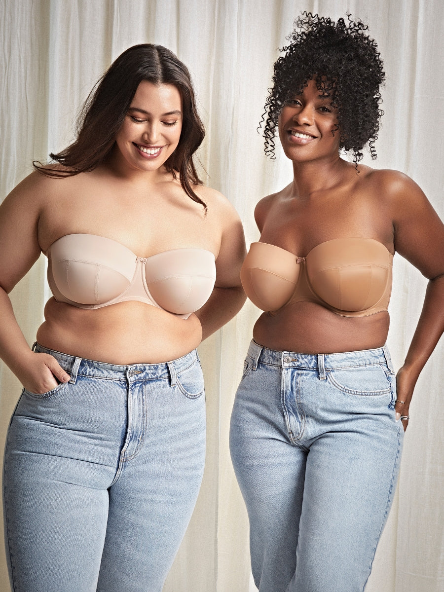 Dana Balcony Strapless Bra - Caramel