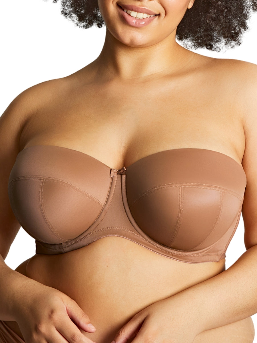 Dana Balcony Strapless Bra - Caramel