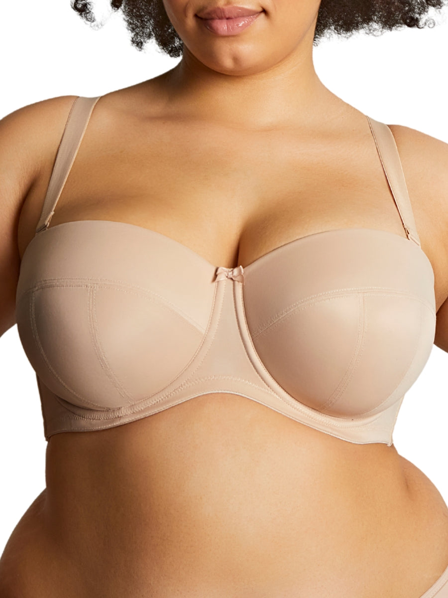 Dana Balcony Strapless Bra - Linen