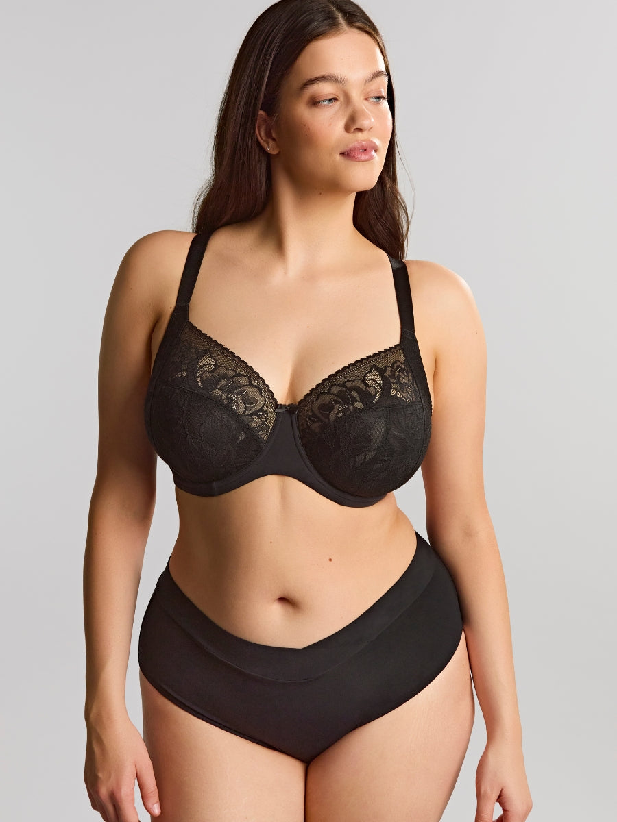 Dream Comfort Full Cup Bra - Black