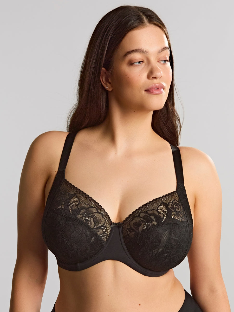Dream Comfort Full Cup Bra - Black