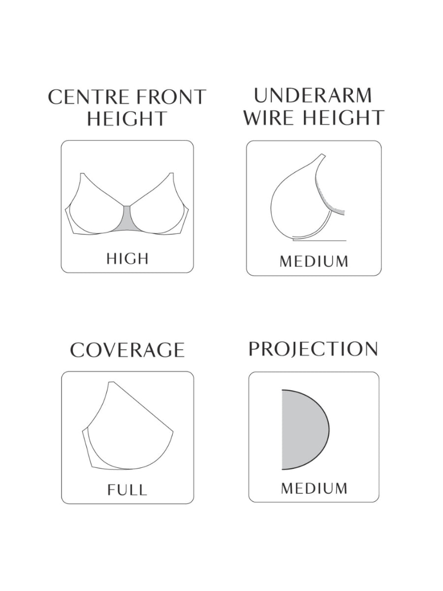 Dream Comfort Full Cup Bra - Cameo Rose