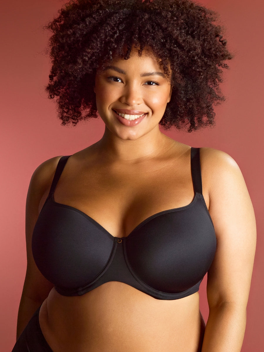 Elegance Moulded Spacer Bra - Noir