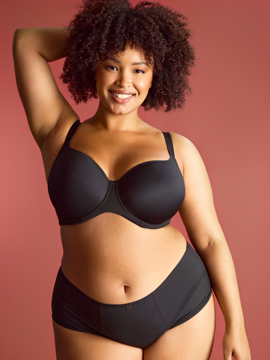 Elegance Moulded Spacer Bra - Noir